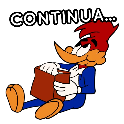 Figurinha: Pica-Pau continua...