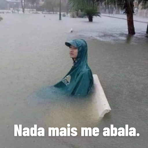Figurinha: Nada mais me abala