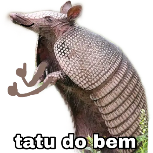 Figurinha: Tatu do Bem
