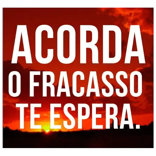 Figurinha: Acorda, o fracasso te espera