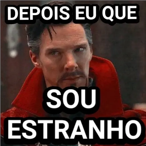 Figurinha: Doutor Estranho: Eu sou estranho?