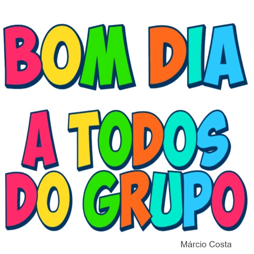 Figurinha: Bom dia a todos do grupo
