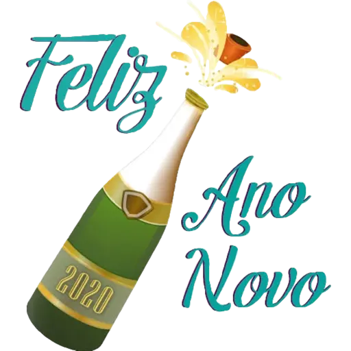 Figurinha: Feliz Ano Novo 2020