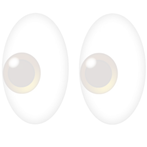 Figurinha: Emoji de olhos