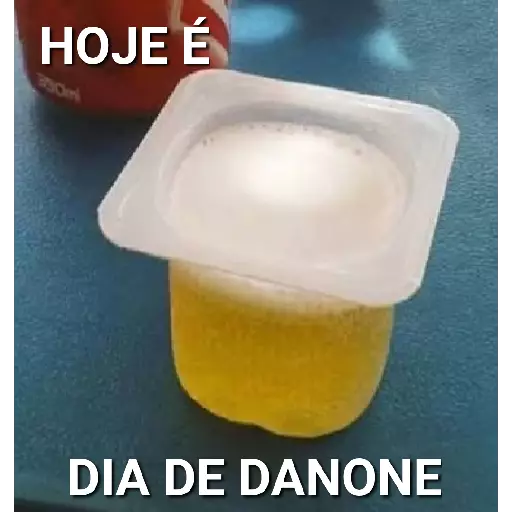 Figurinha: Hoje é dia de Danone