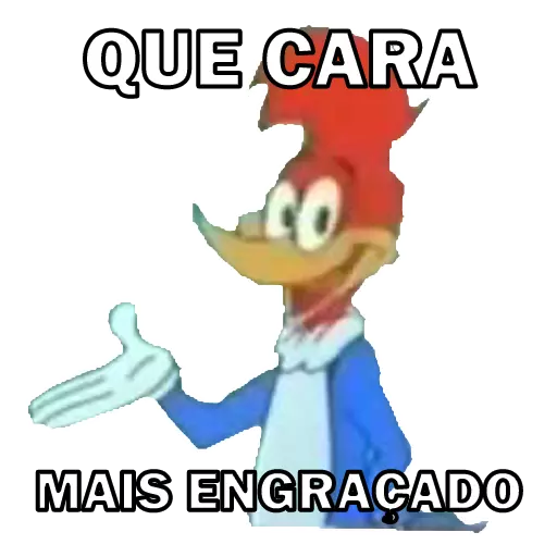 Figurinha: Pica-Pau, Que Cara Mais Engraçado!