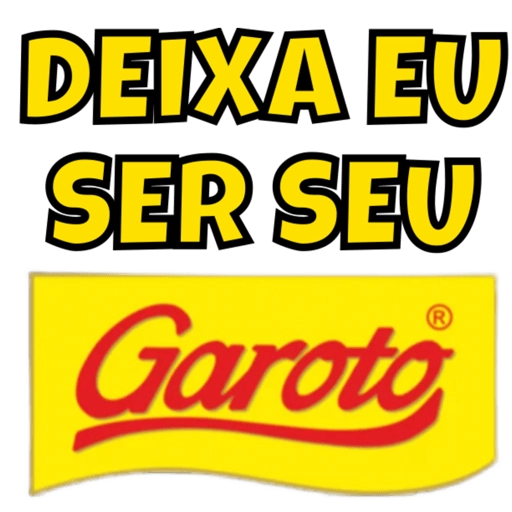 Figurinha: Deixa eu ser seu Garoto