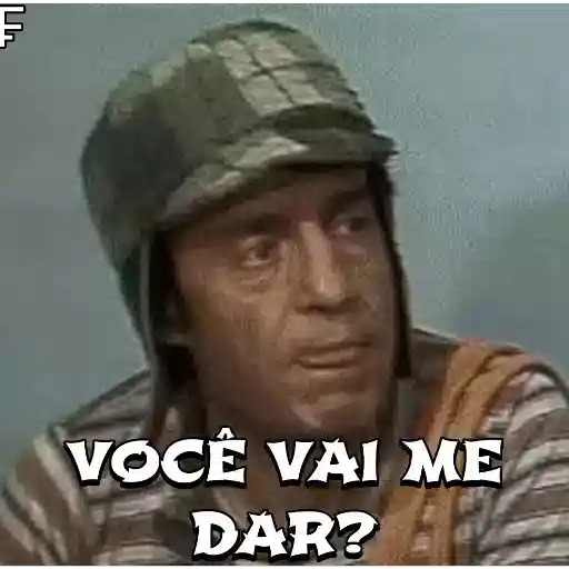 Figurinha: Chaves: Você vai me dar?