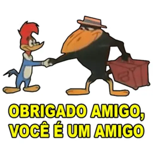 Figurinha: Pica Pau e o Corvo: Amigos Para Sempre