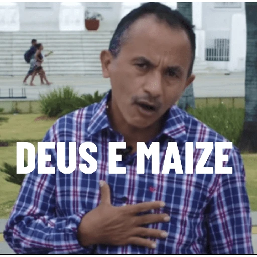 Figurinha: Deus e Maíze
