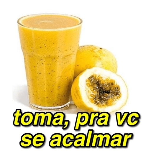 Figurinha: Toma, pra vc se acalmar