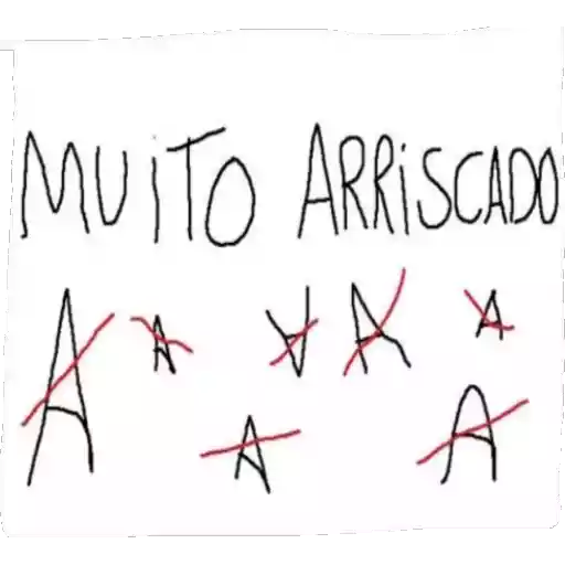 Figurinha: Muito Arriscado