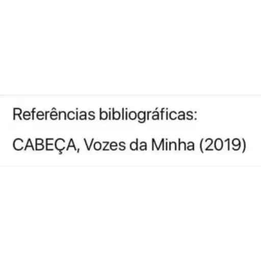 Figurinha: Referências Bibliográficas