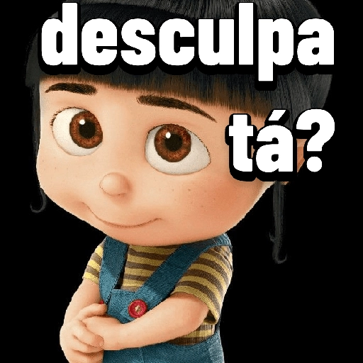 Figurinha: Desculpa tá?