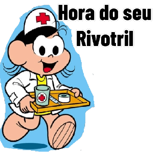 Figurinha: Magali Enfermeira Rivotril