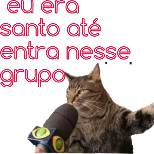 Figurinha: Eu era santo