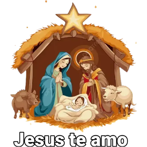 Figurinha: Jesus eu te amo