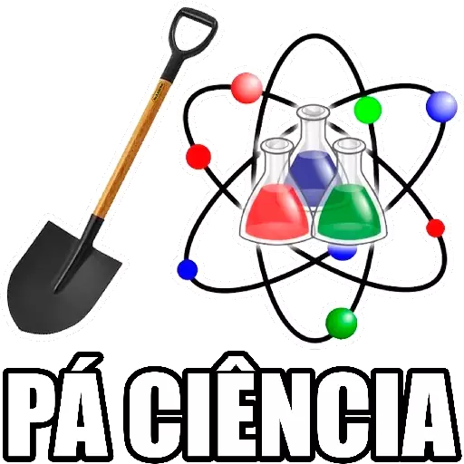 Figurinha: Pá Ciência