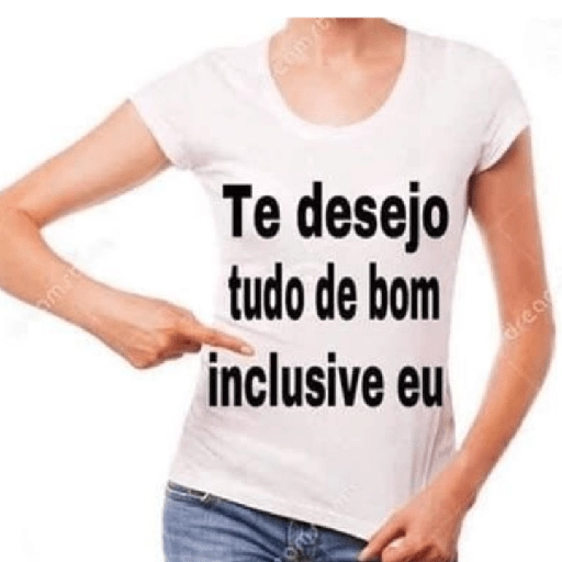 Figurinha: Te desejo tudo de bom