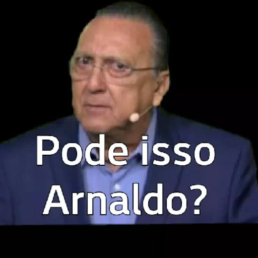 Figurinha: Pode isso Arnaldo?
