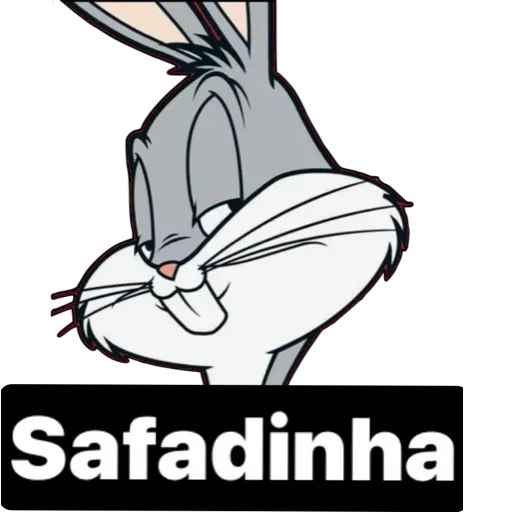 Figurinha: Pernalonga safadinho