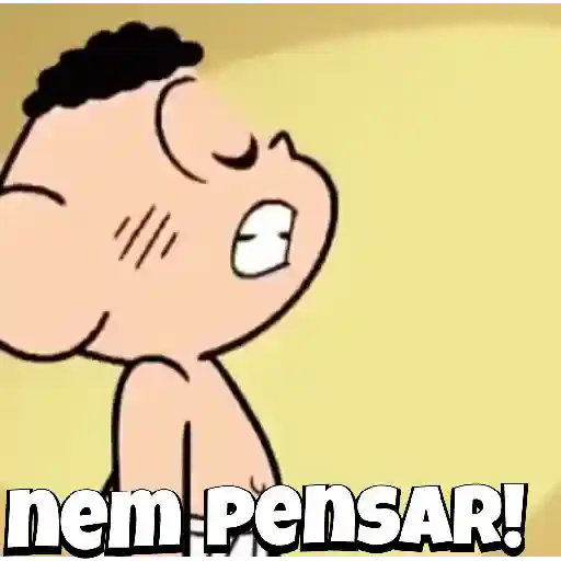 Figurinha: Turma da Mônica - Nem Pensar!