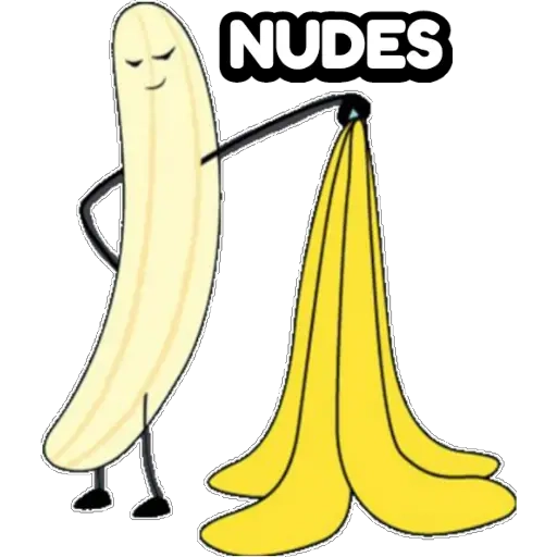 Figurinha: Banana Nudes