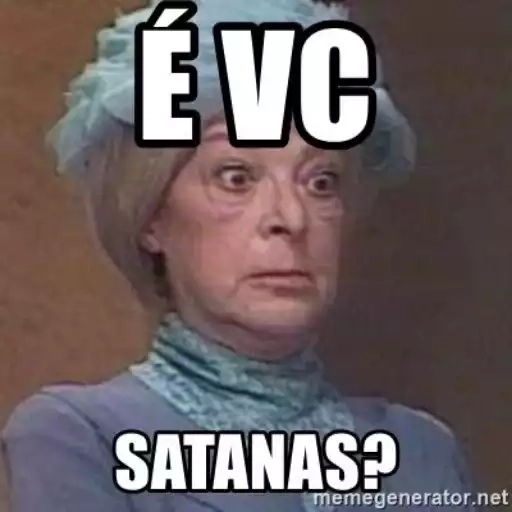 Figurinha: É você, Satanás?