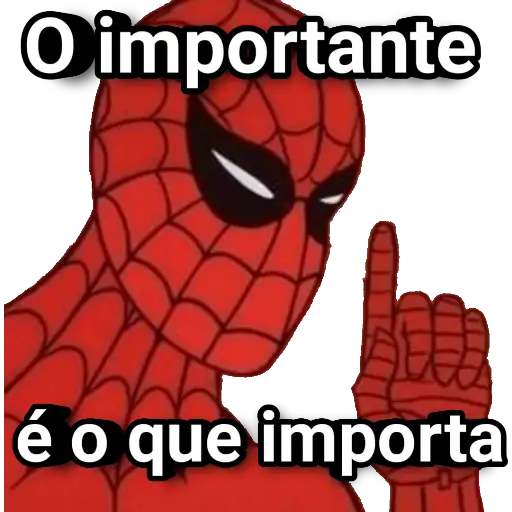 Figurinha: Homem Aranha 'O importante é o que impor
