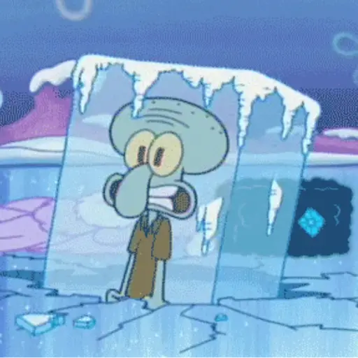 Sticker: Frozen Squidward