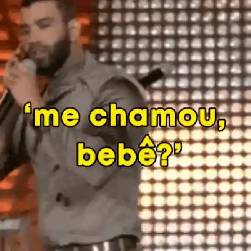 Figurinha: Me chamou, bebê?