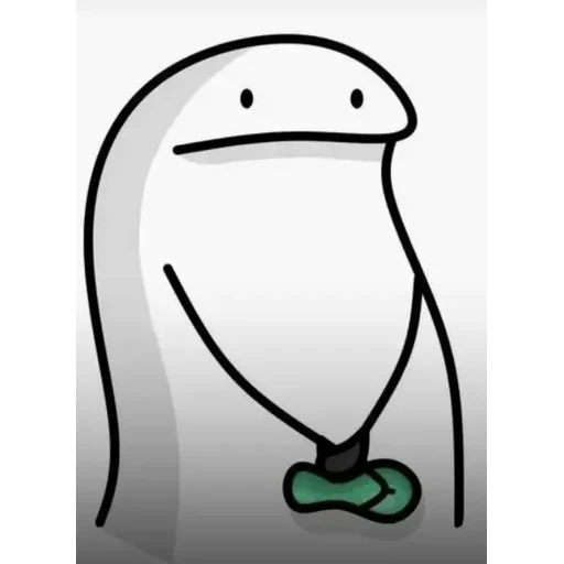 Figurinha: Flork com Havaianas