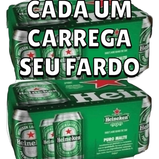 Figurinha: Cada um carrega seu fardo