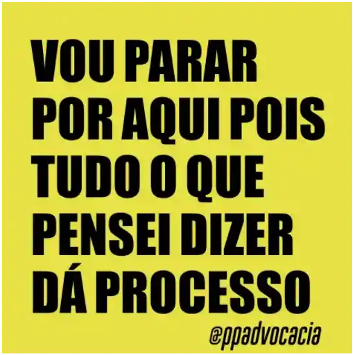 Figurinha: Vou parar por aqui