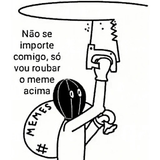 Figurinha: Ladrão de memes