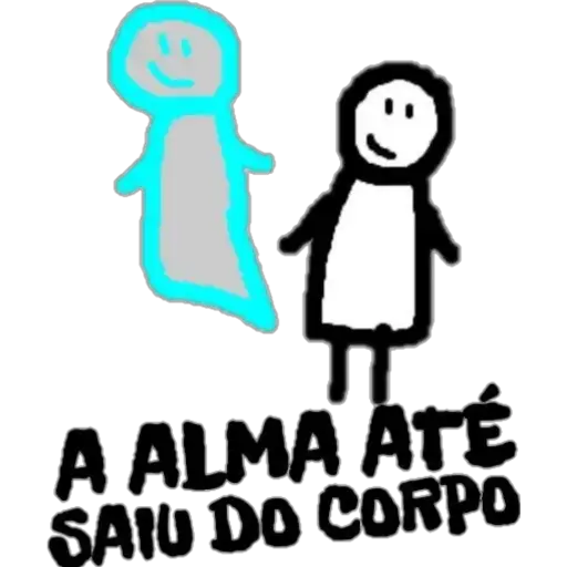 Figurinha: Alma Saiu do Corpo