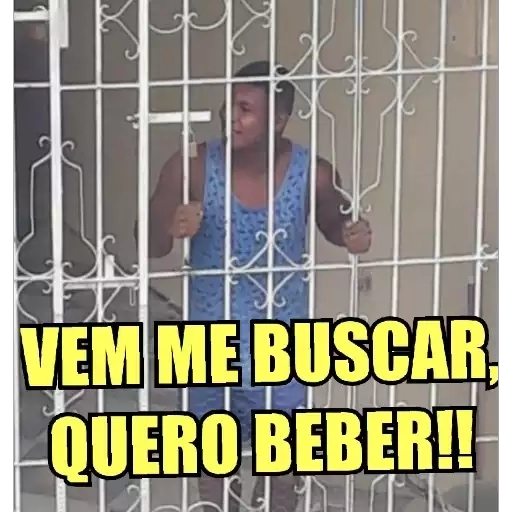 Figurinha: Vem me buscar, quero beber!!