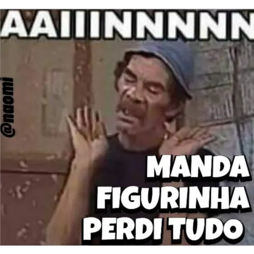 Figurinha: Chaves: "Manda Figurinha, Perdi Tudo"