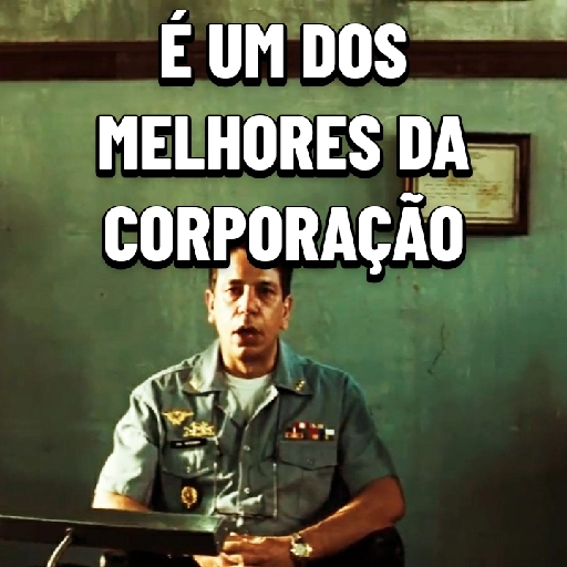 Figurinha: É um dos melhores da corporação