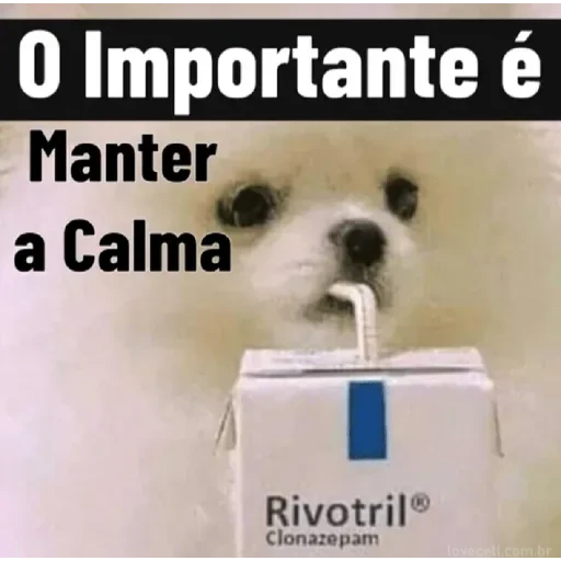 Figurinha: O Importante é Manter a Calma