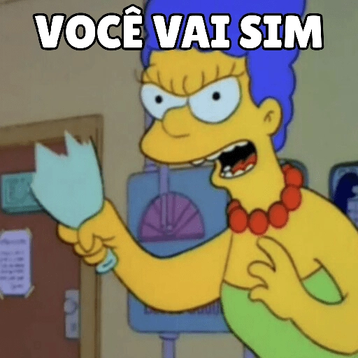 Figurinha: Marge Simpson irritada