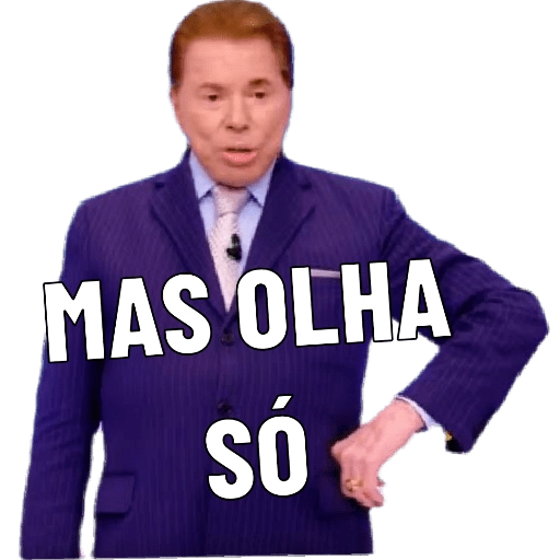 Figurinha: Silvio Santos - Mas Olha Só