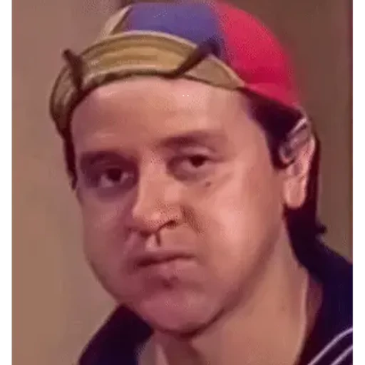 Figurinha: Chaves com bochechas infladas