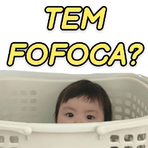 Figurinha: Tem fofoca?
