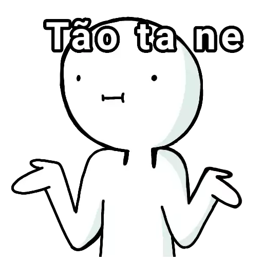 Figurinha: Tão tá, né?