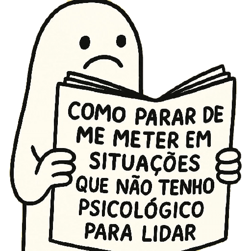 Figurinha: Como parar de me meter em...