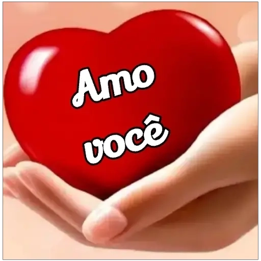 Figurinha: Amo você