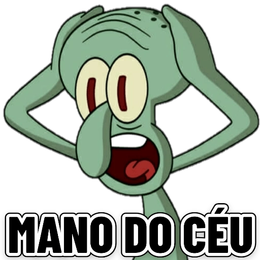 Figurinha: Lula Molusco: Mano do céu!