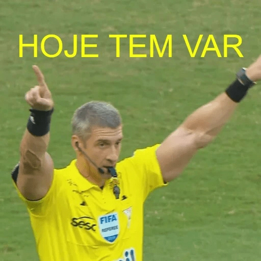 Figurinha: Hoje tem VAR