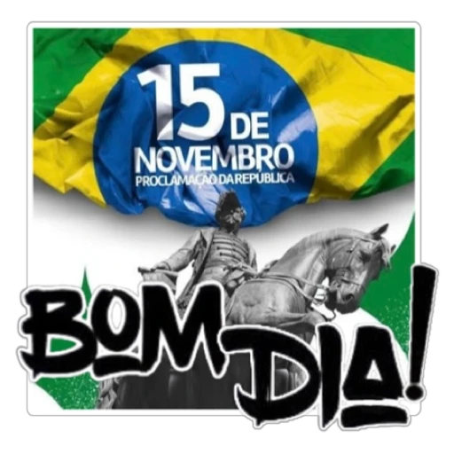 Figurinha: 15 de Novembro Bom Dia